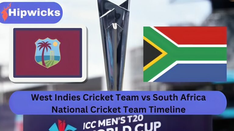 West Indies Cricket Team vs South Africa National Cricket Team Timeline